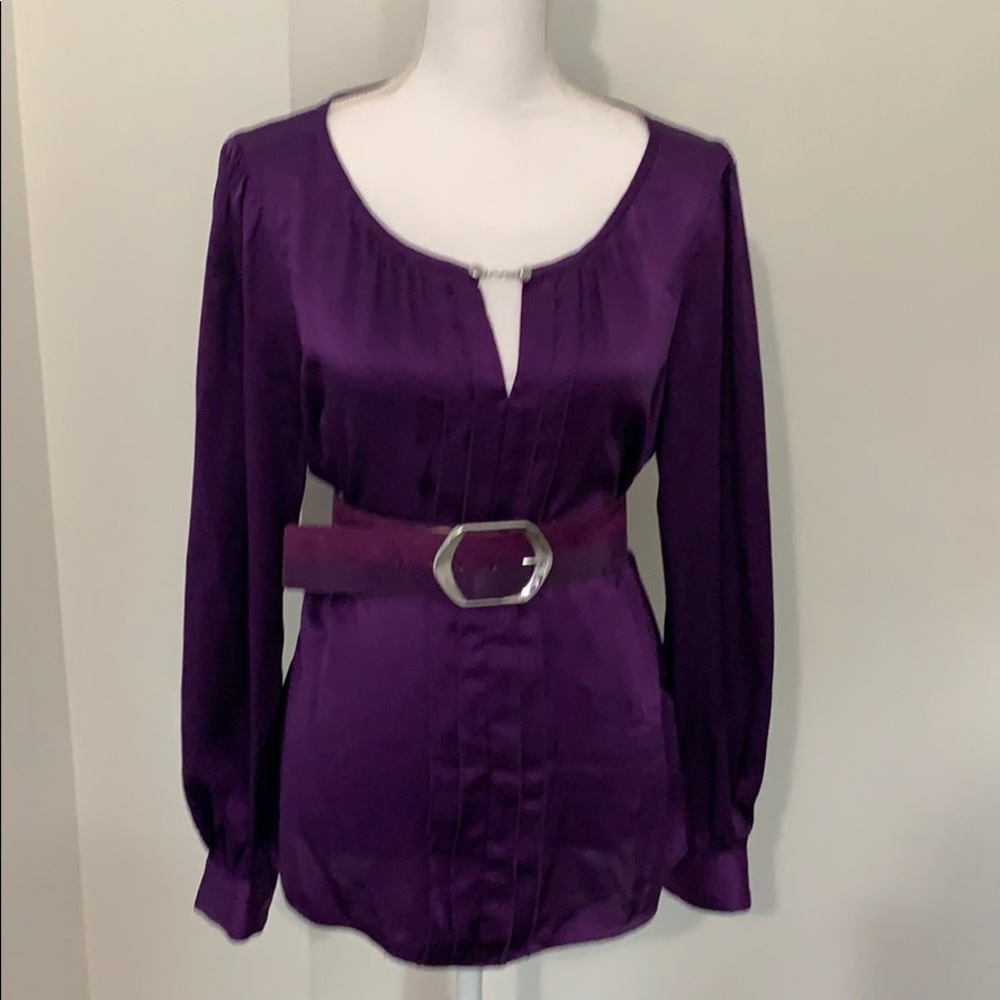 White House Black Market Silk Blouse